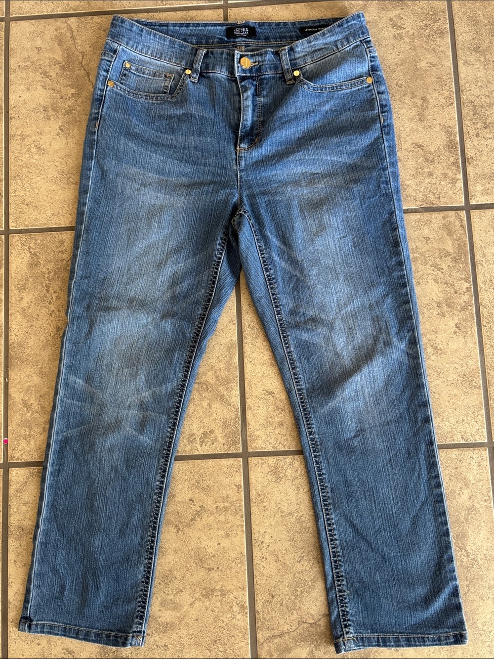Jones New York Lexington Cuffed Capri Pants Size 8